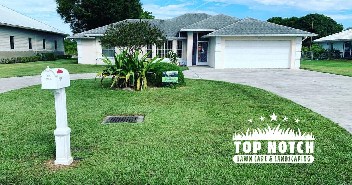 Residential lawn care by Top Notch Lawncare & Landscaping in Okeechobee